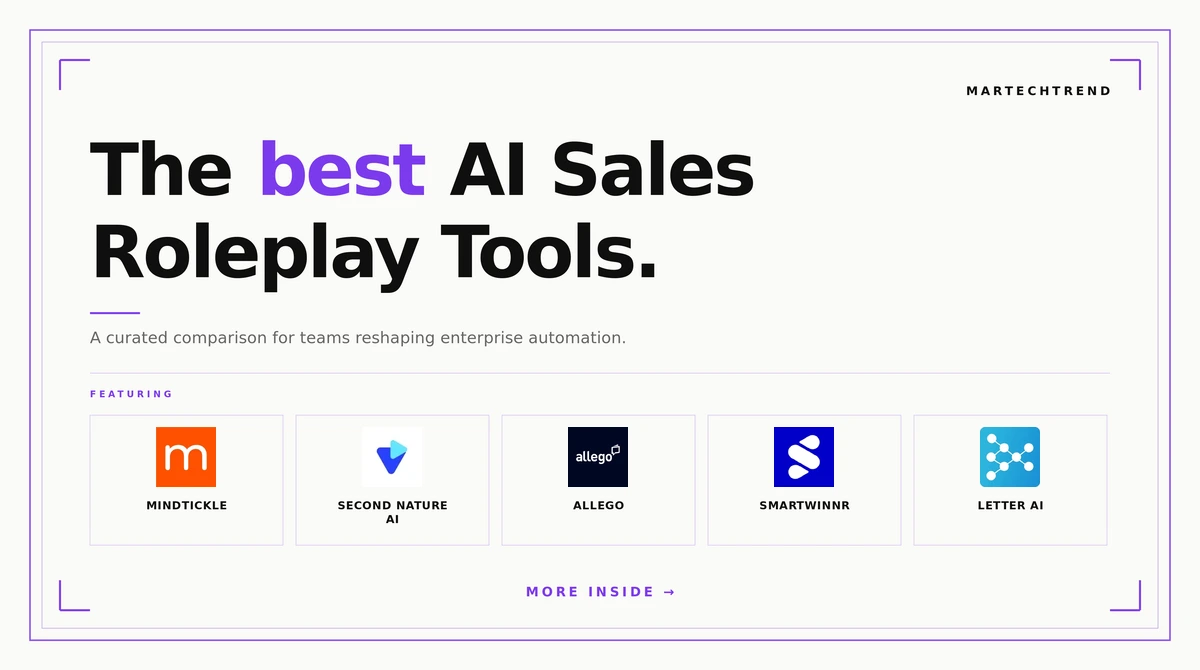 best AI sales roleplay tools