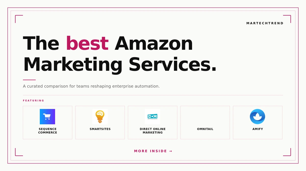 best Amazon marketing services