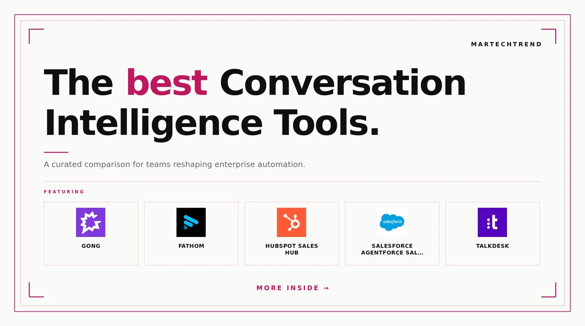 best conversation intelligence tools