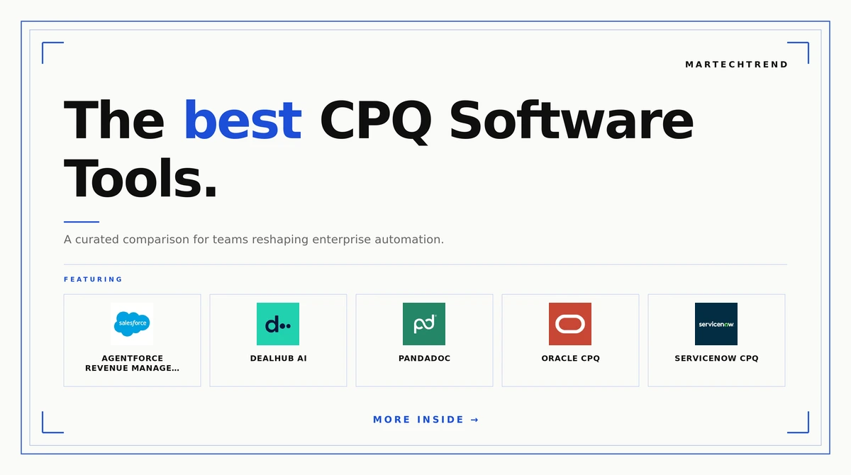 best CPQ software
