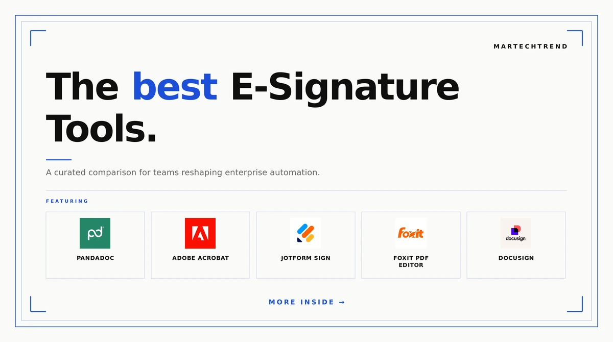 best e-signature tools
