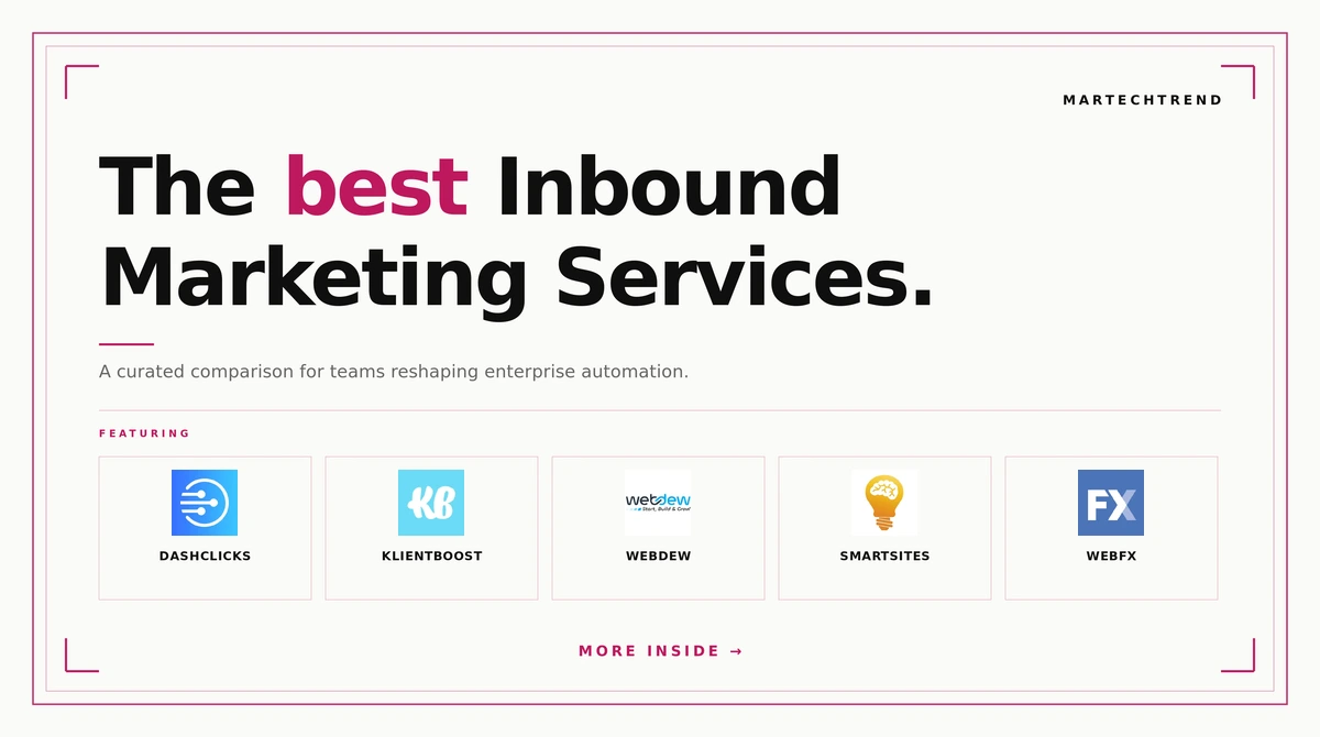 best inbound marketing services