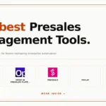 best presales management tools