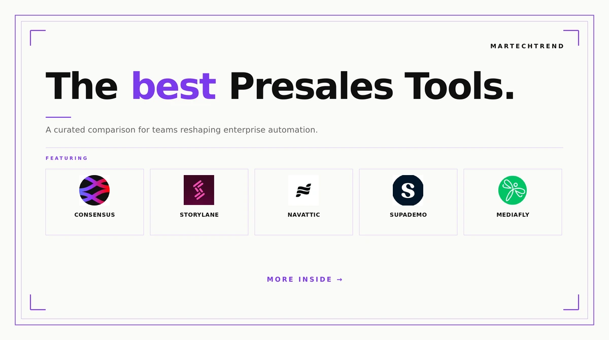 best presales tools