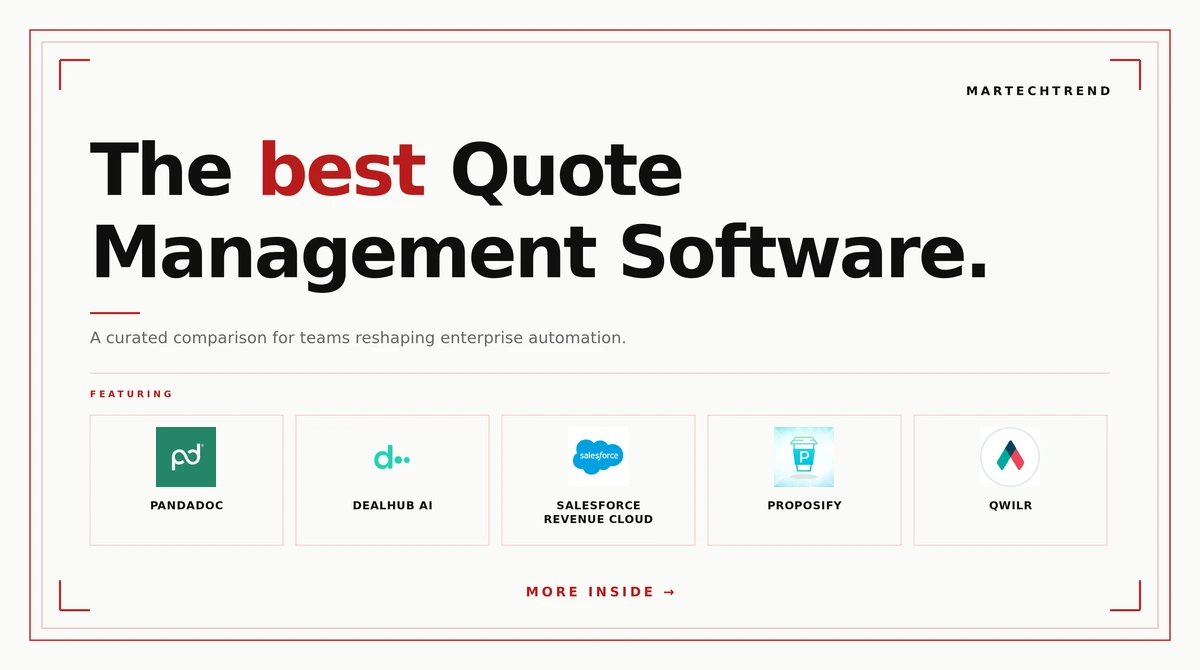 best quote management software