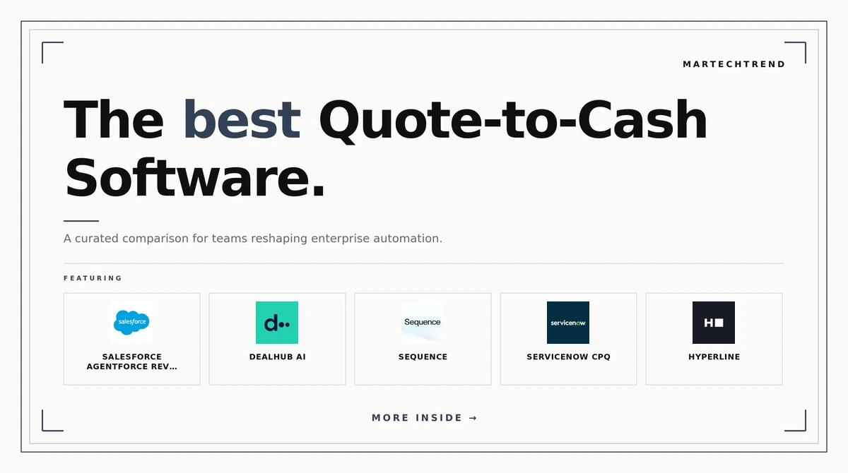 best quote-to-cash software