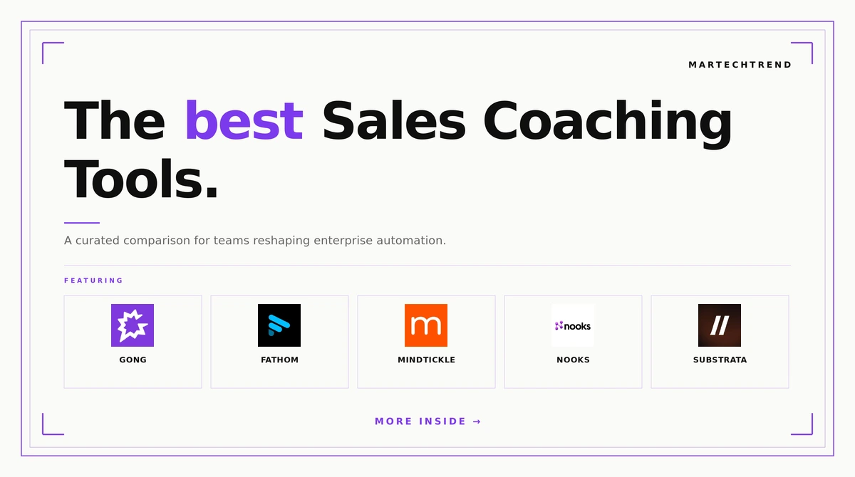 best sales coaching tools