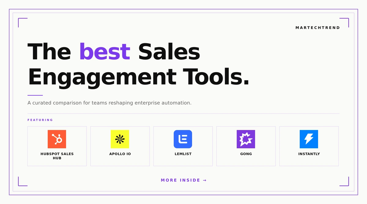 best sales engagement tools