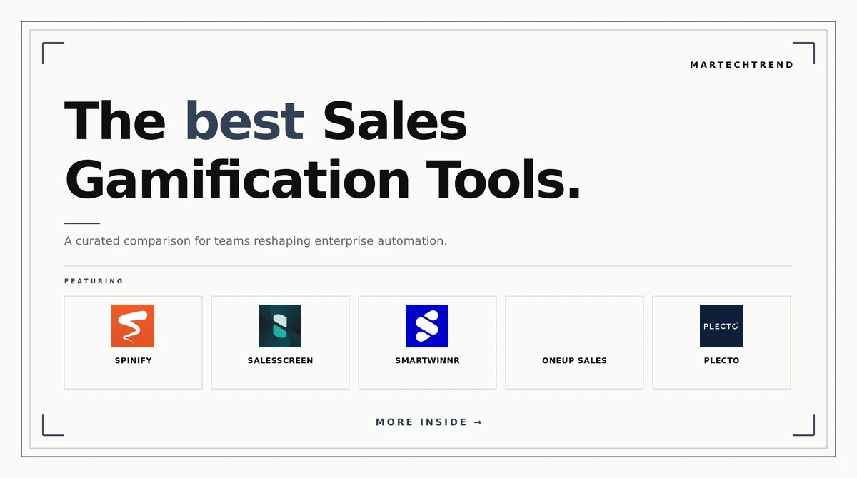 best sales gamification tools