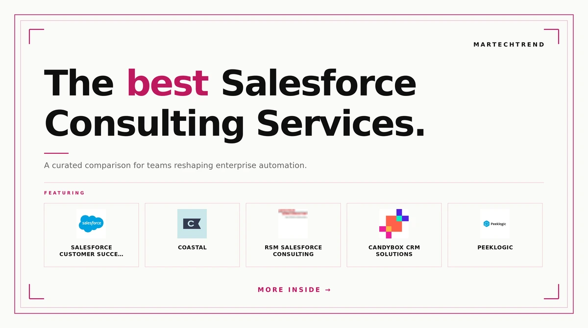 best Salesforce consulting services