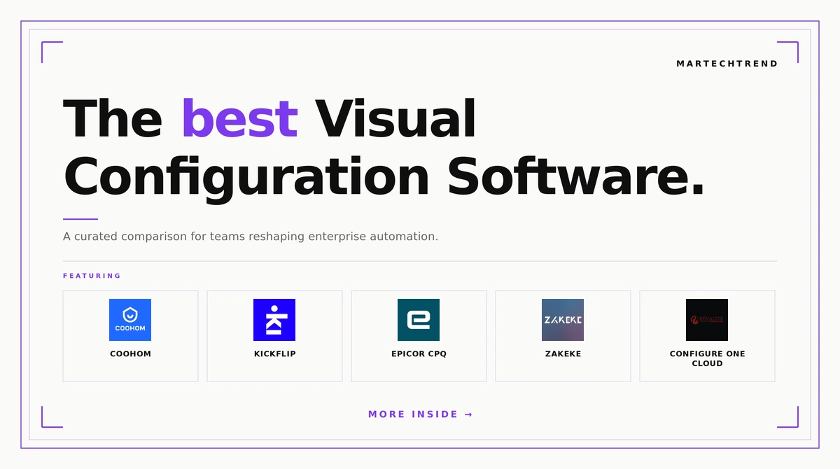 best visual configuration software